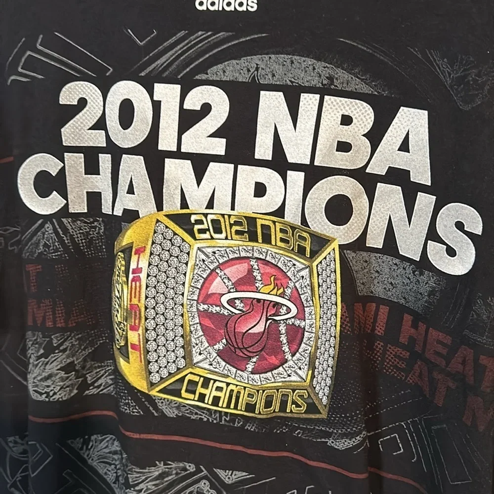 2012 Miami Heat National NBA Champions Shirt 2x